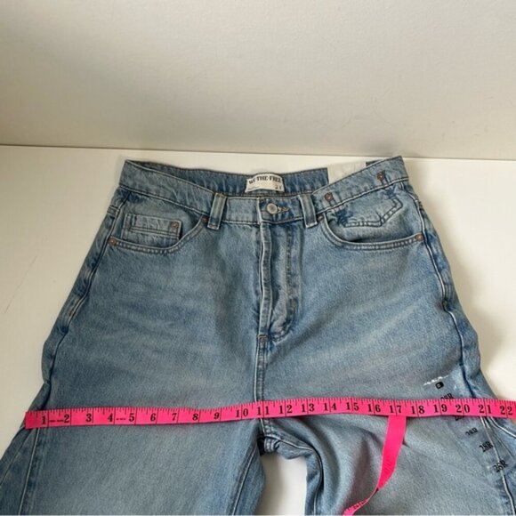 Free People We The Free Eden High Slouchy Flare Jeans Size 28 - Picture 11 of 16
